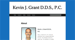 Desktop Screenshot of kevinjgrantdds.com