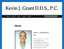 Tablet Screenshot of kevinjgrantdds.com